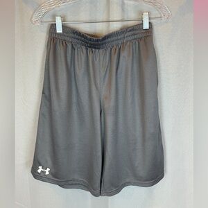Under Armour Loose Fit Gray Shorts- Sz Medium